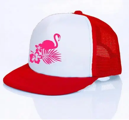 Casquette Flamant Rose Florida Rouge
