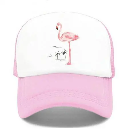 Casquette Flamant Rose HipHop Rose