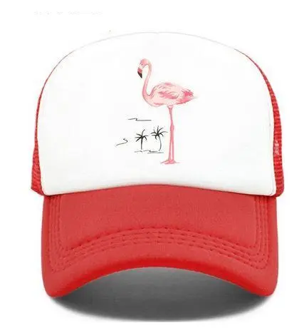 Casquette Flamant Rose HipHop Rouge