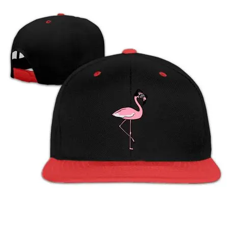 Casquette Flamant Rose Lunette Bi-Noir