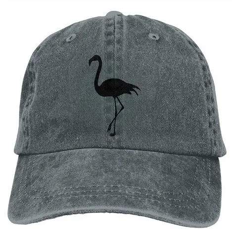 Casquette Flamant Rose Solo Gris