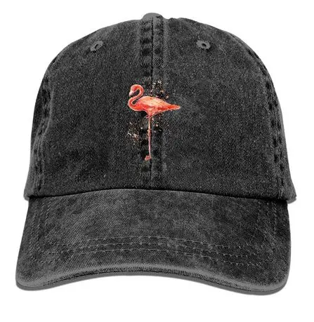 Casquette Flamant Rose Solo Noir