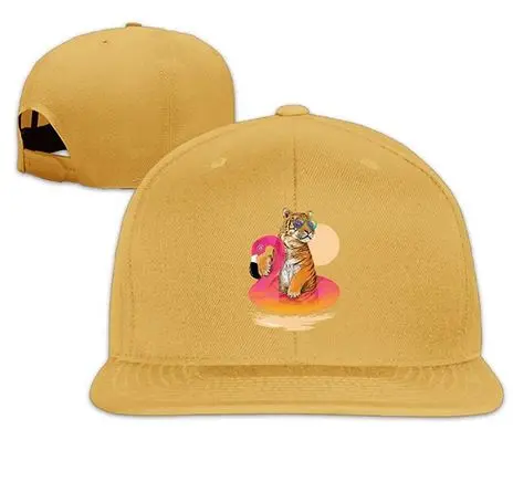 Casquette Flamant Rose Tigre Camel