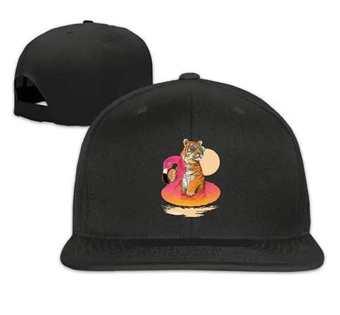 Casquette Flamant Rose Tigre Noir