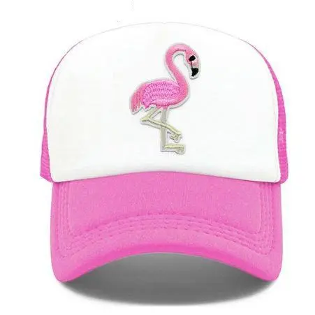 Casquette Fuchsia avec Flamant Rose