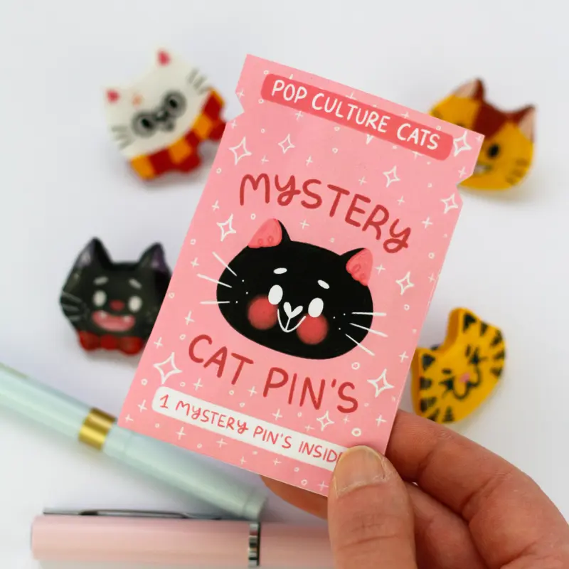 Cat Mystery Pin's - Pop Culture Cats - Surprise bag