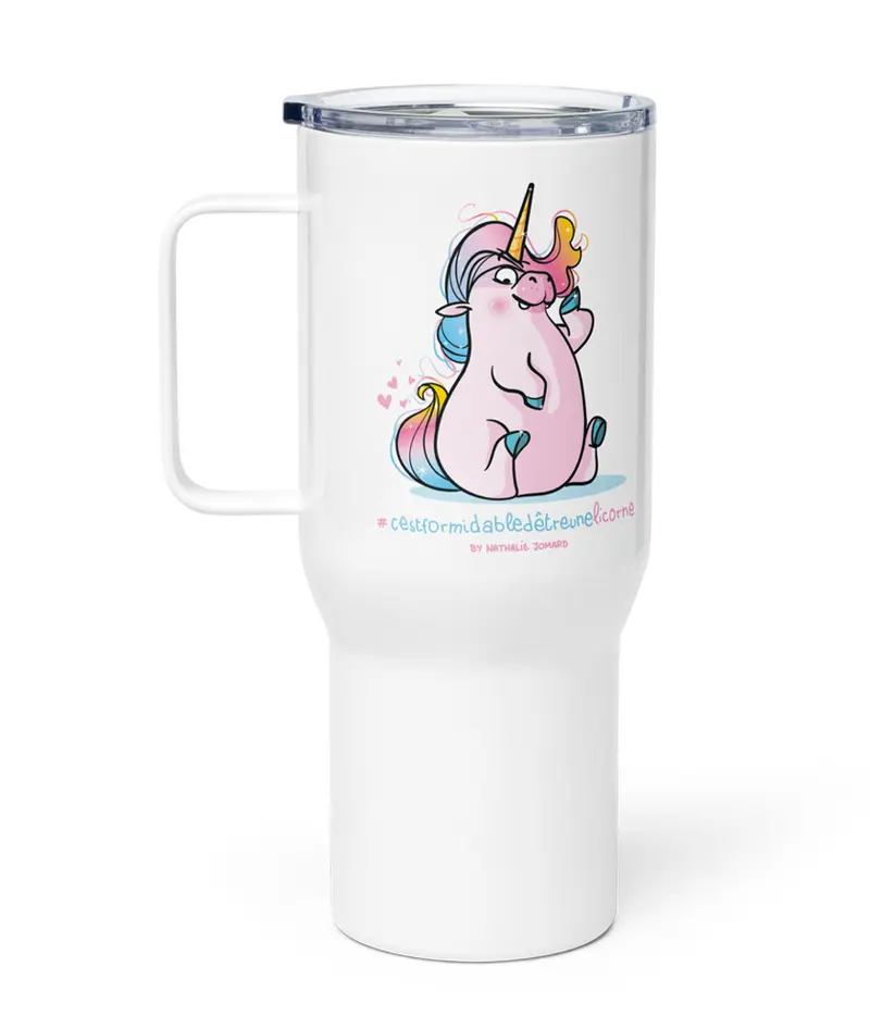 #cestformidabledetreunelicorne, by Nathalie Jomard - Mug avec anse