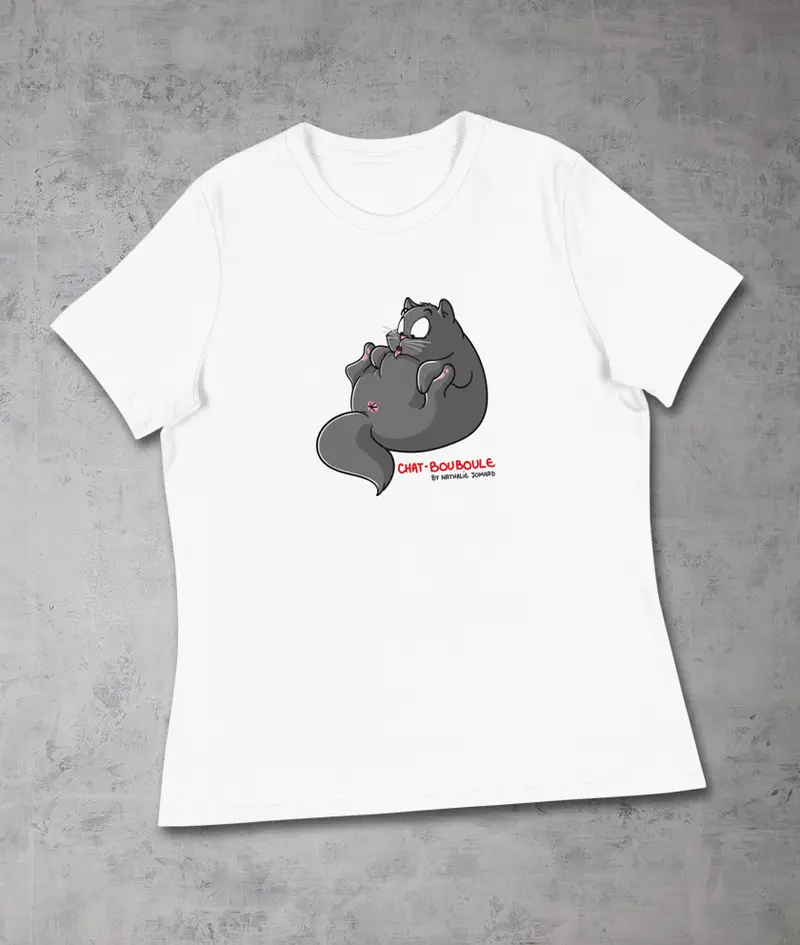 Chat-Bouboule by Nathalie Jomard - T-shirt décontracté pour Femme