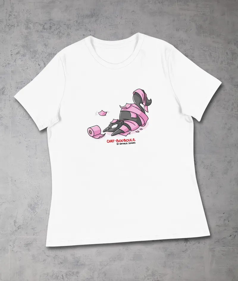 Chat-Bouboule Prédateur discount by Nathalie Jomard - T-shirt décontracté pour Femme