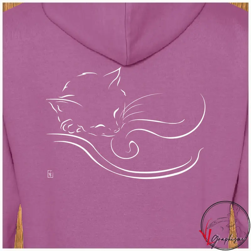Chat endormi Sweat-Shirt