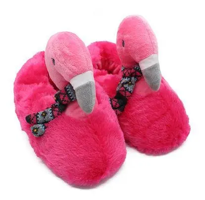 Chaussons Flamant Rose Écharpe