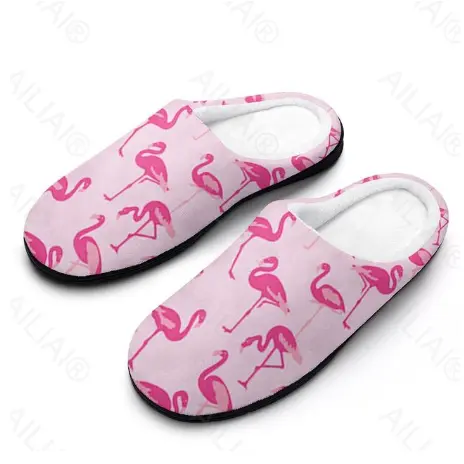 Chaussons Flamant Rose Groupe
