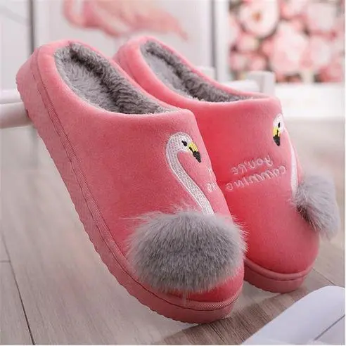 Chaussons Flamant Rose Rose