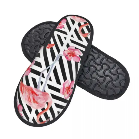 Chaussons Flamant Rose