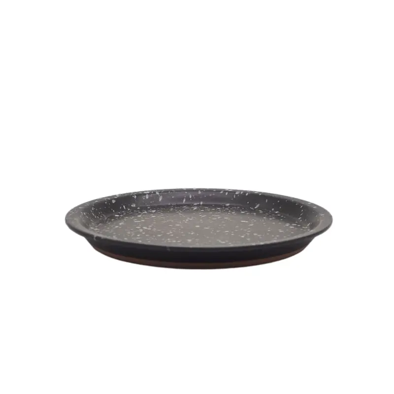 CHIPS PLATE S - splash black-white