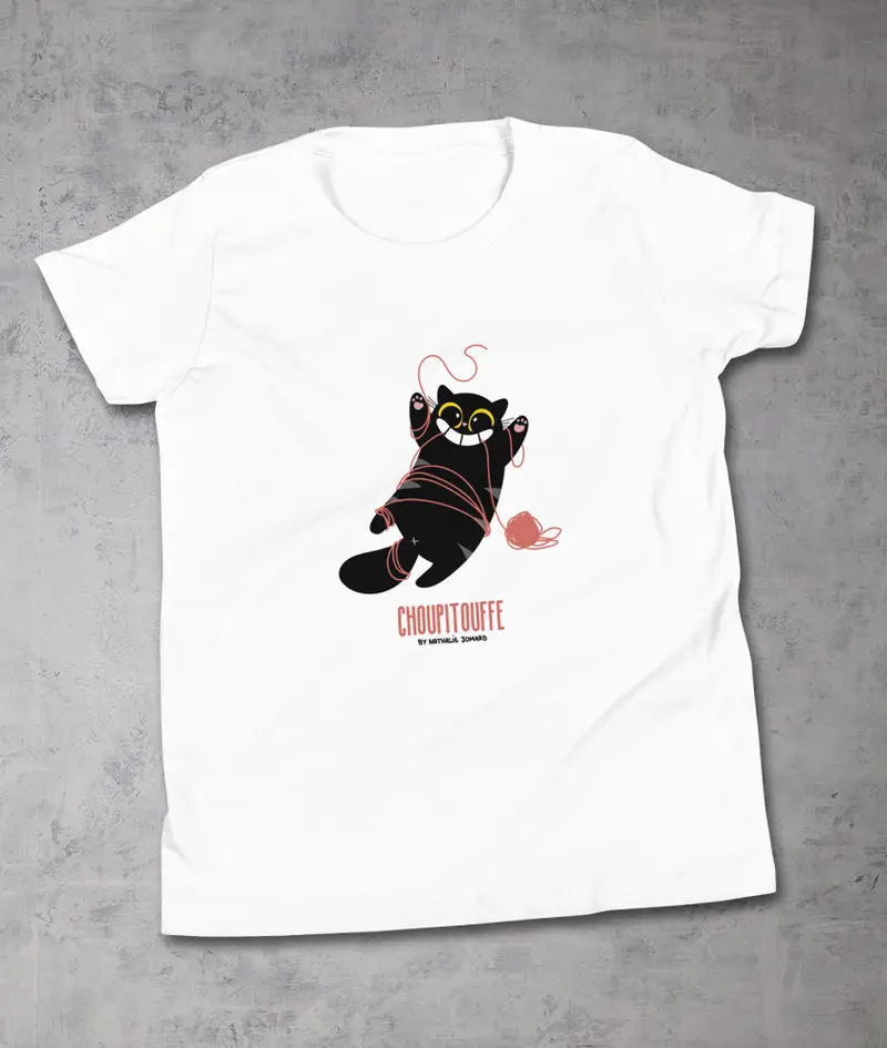 Choupitouffe pelote party by Nathalie Jomard - T-shirt premium à col rond pour Enfant