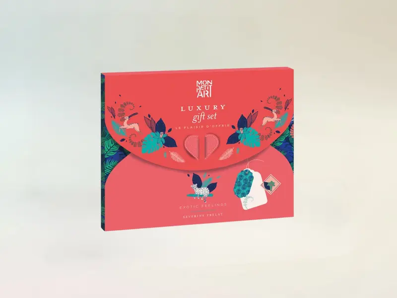 Coffret de papeterie - Exotic Feelings