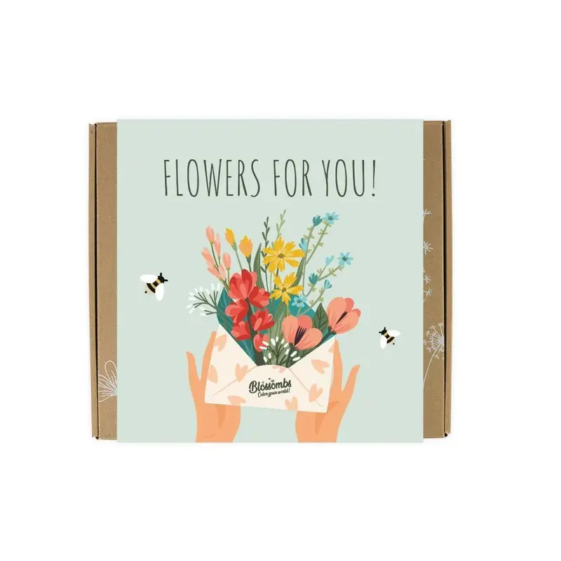 Coffret maxi de 9 bombes de graines - Flowers for you