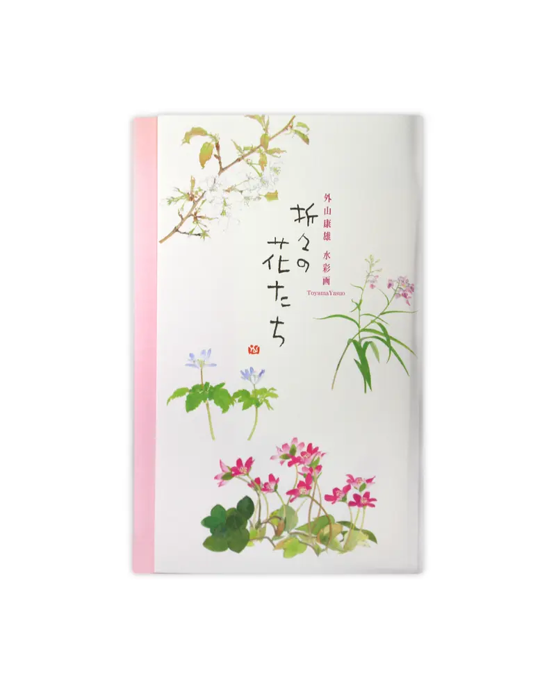 Collection de 8 cartes postales Fleurs sauvages du Japon