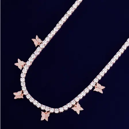 Collier Fille Papillon