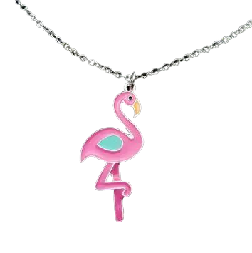 Collier Flamant Rose Enfant