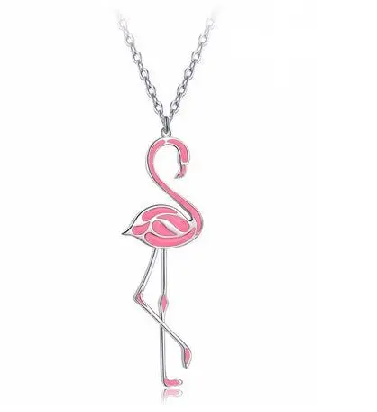 Collier Flamant Rose