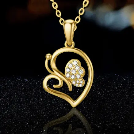 Collier Papillon Amour