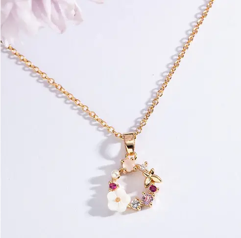Collier Papillon Coloré