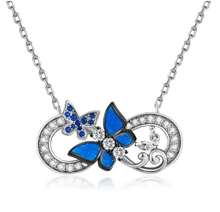 Collier Papillon Infini