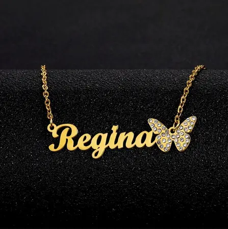 Collier Papillon Personnalisé