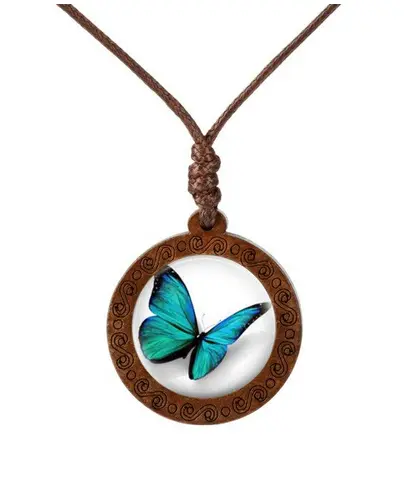 Collier Papillon Porte-Bonheur