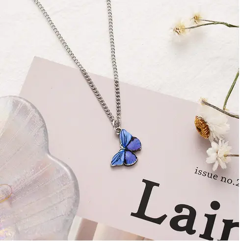 Collier Papillon Pour Femme