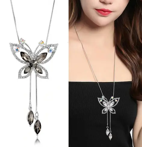 Collier Papillon Sautoir
