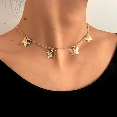 Collier Papillons