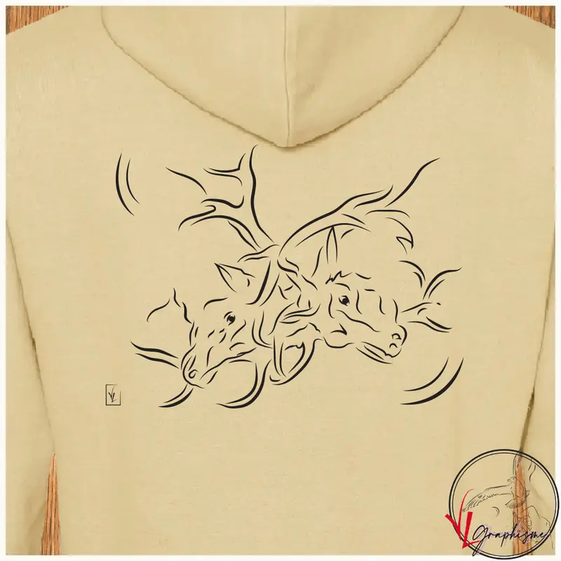 Combat de cerfs Sweat-Shirt