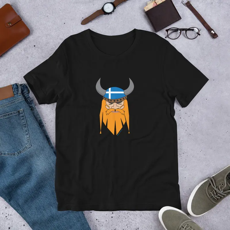 Cool viking shetland t-shirt