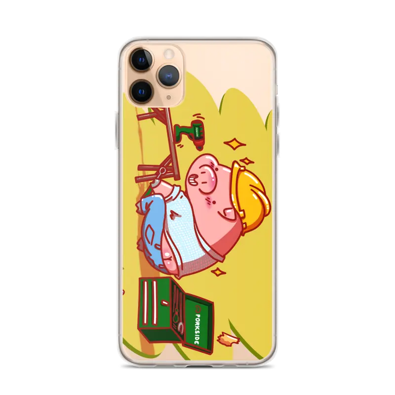 Coque pour iPhone®  Porcin Bricolard