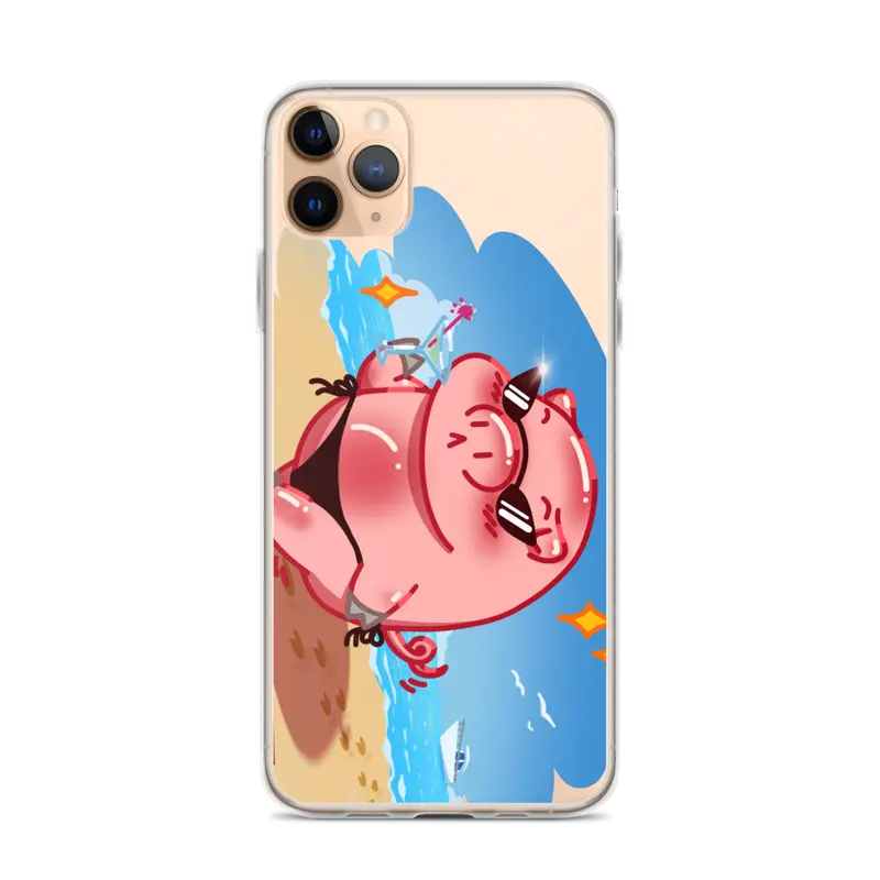 Coque pour iPhone® Porcin Tropez