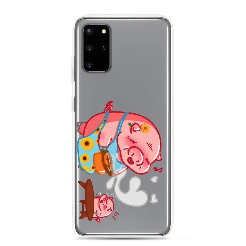 Coque Samsung® Porcin Super Mamie