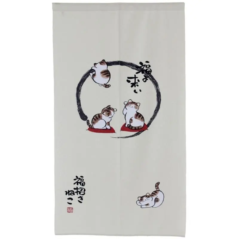 Cortina Noren Gato Zen