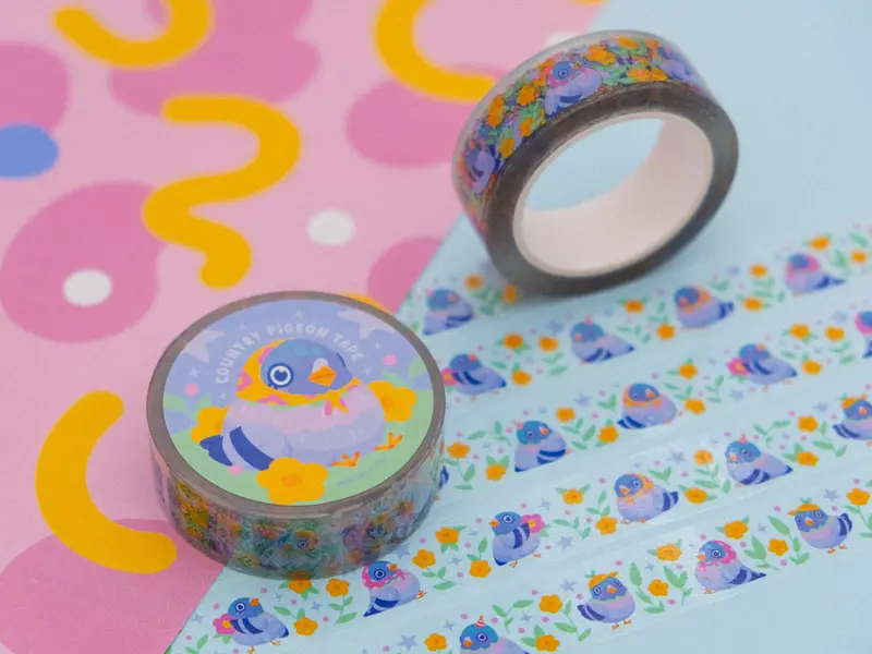 Country Pigeon Clear Tape