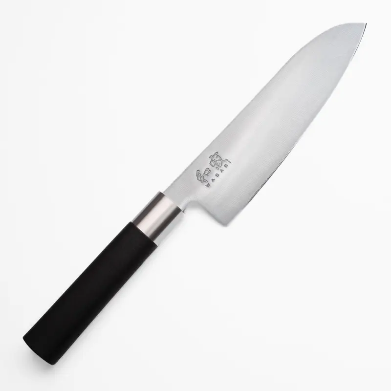 Cuchillo Santoku Wasabi Negro de 16,5 cm