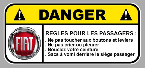 DANGER FIAT FB131