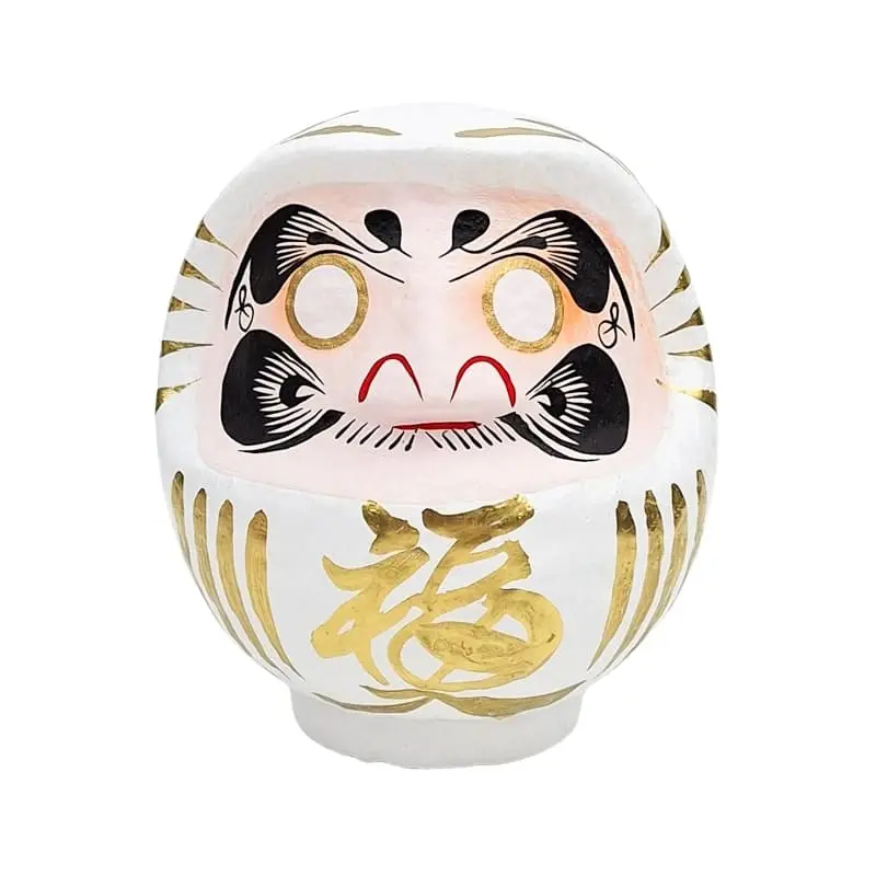 Daruma Blanco Japonés  - 9 a 15 cm