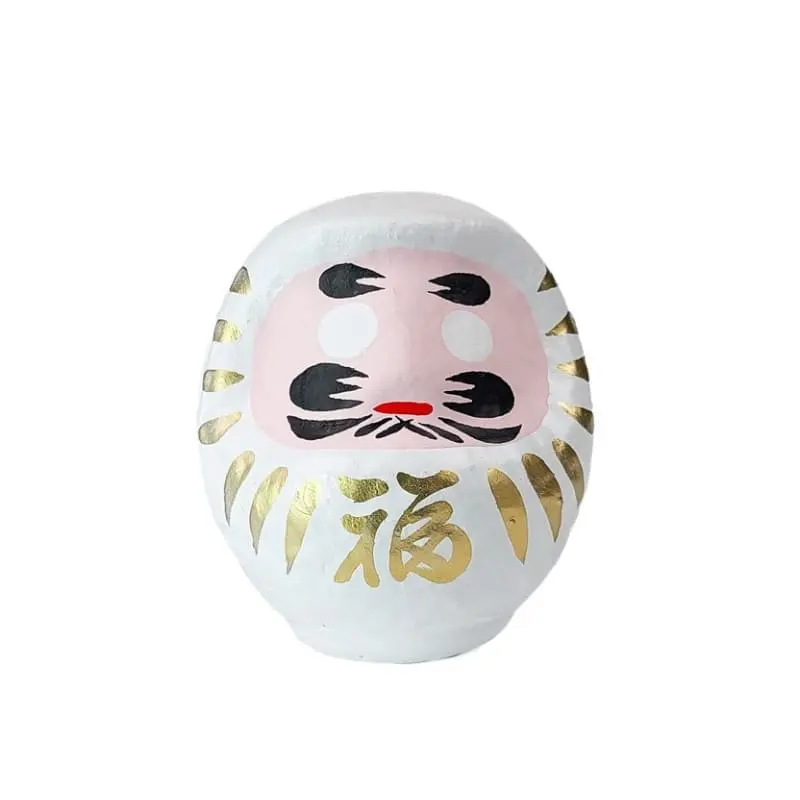 Daruma Japonés Blanco 4,5 cm