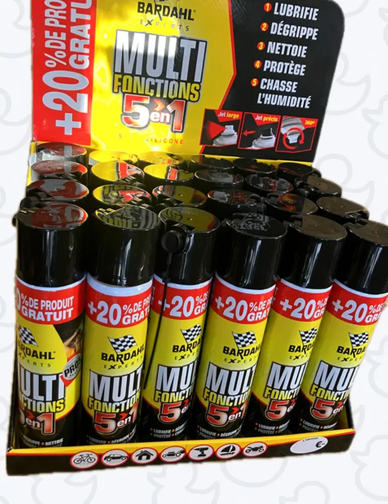 Dégrippant BARDAHL 5 en 1   300 ml
