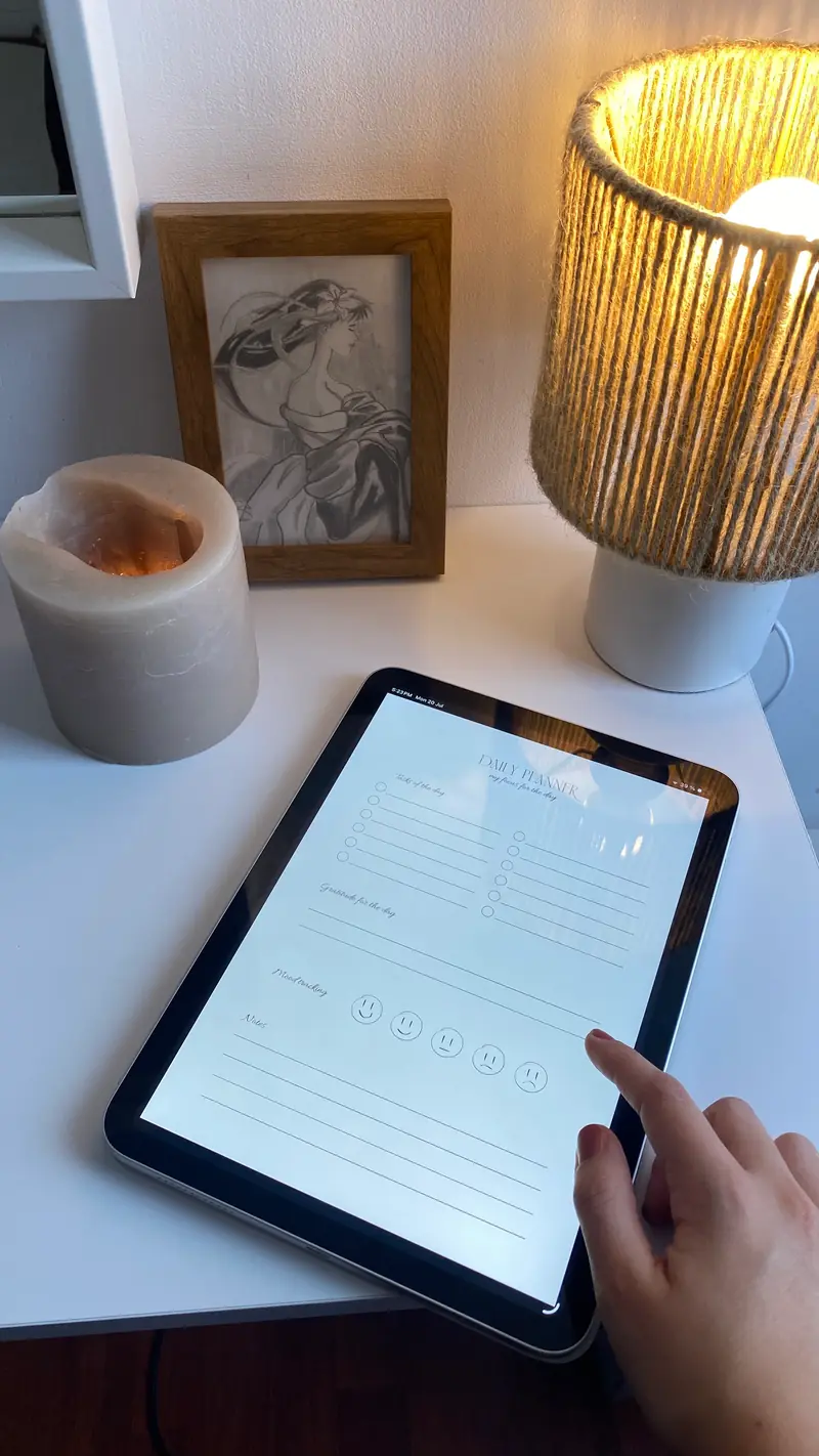 Digital Wellness Planner
