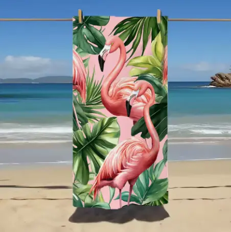 Drap de Bain Flamant Rose Chic