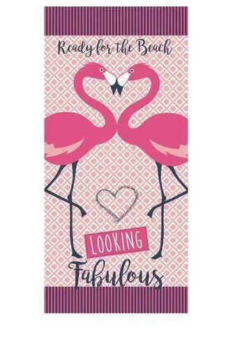 Drap de Bain Flamant Rose