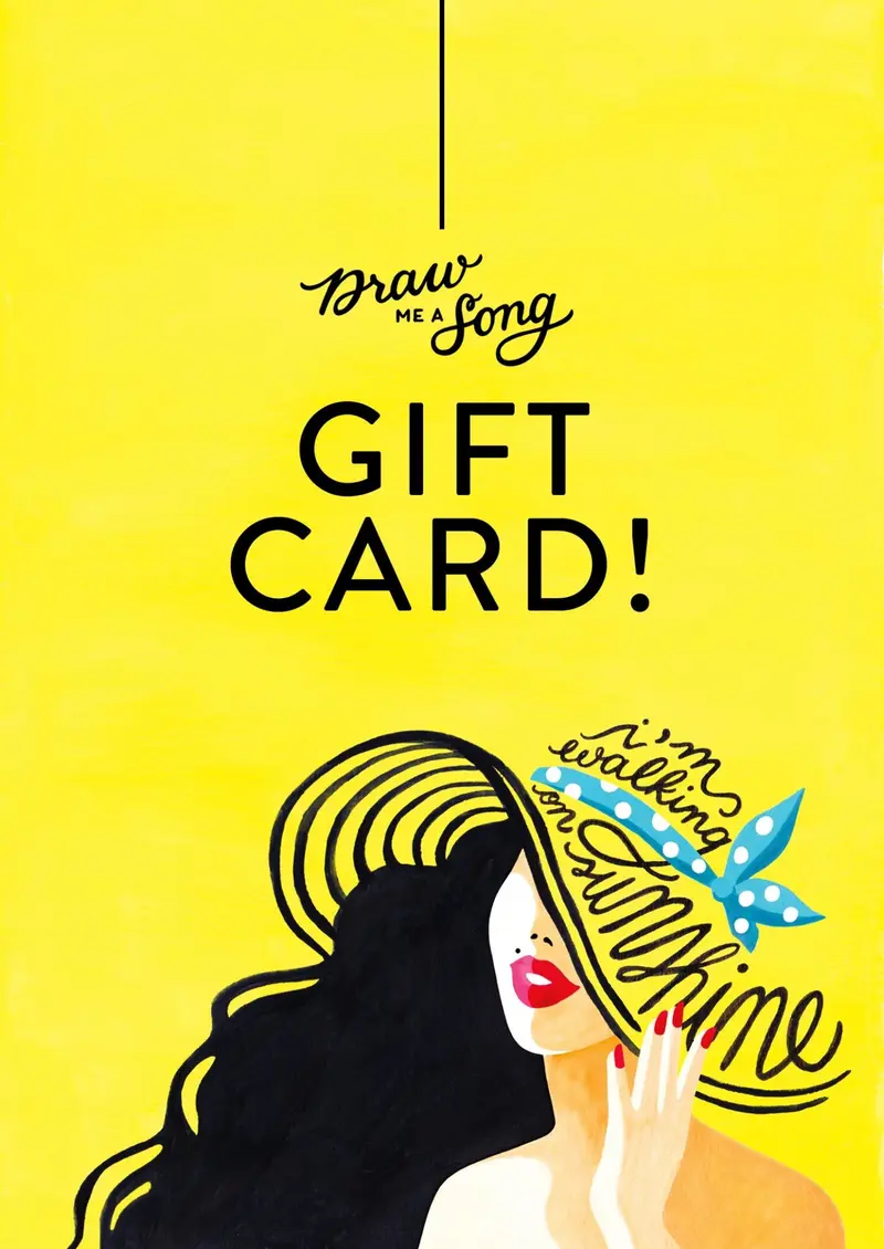 Draw Me a Song Gift Card